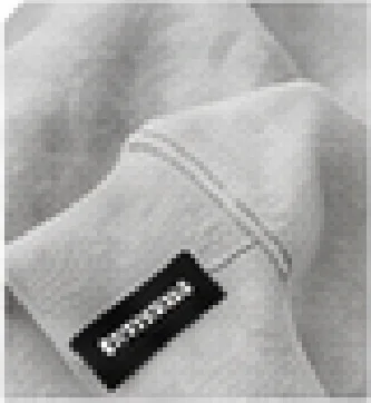 ERROR HOODIE — fabric and construction close-up