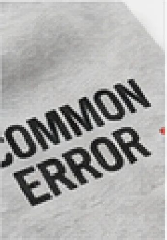 ERROR HOODIE — print close-up
