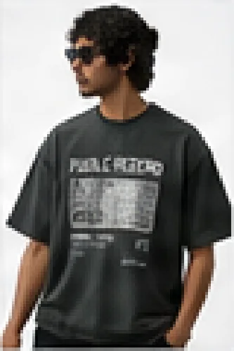 PUBLIC RECORD TEE — worn on model, front